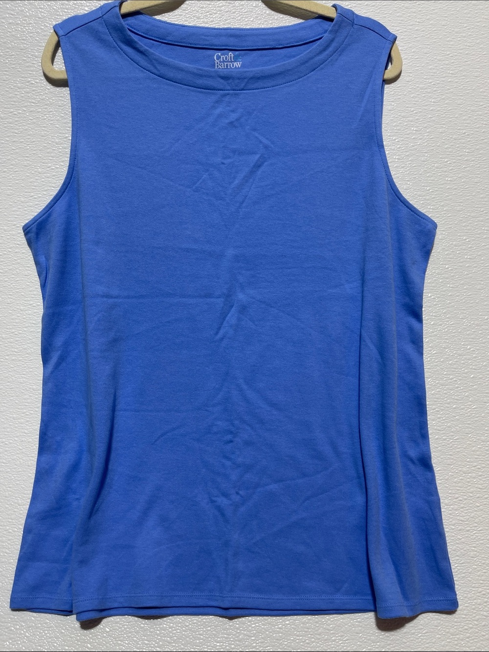 croft & barrow Sleeveless Crewneck Tank Top in Royal Blue